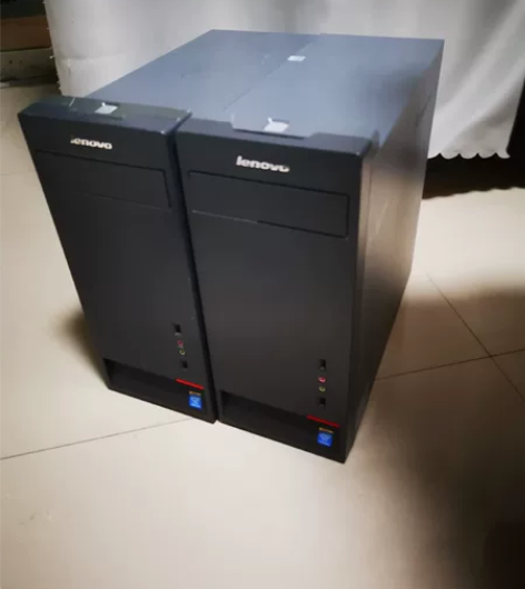 两台联想办公电脑，干净利索清爽，价格不高要...