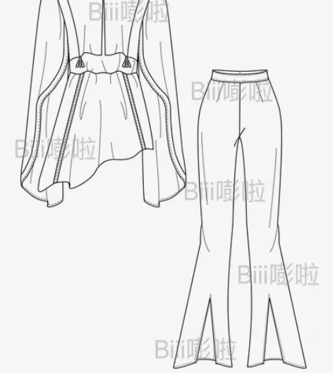 可接服装设计款式图，服装款式图，CDR 1...