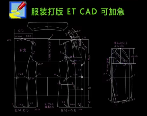服装打版，服装结构图1:5代画，富怡、CA...