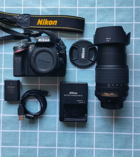 一套尼康D3200+18-105vr防抖镜...