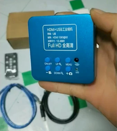 维修手机显微镜。三目显微镜相机。HDMI工...