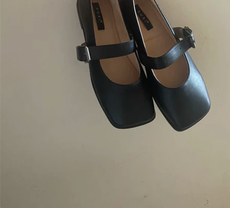 DUXI玛丽珍鞋软底单鞋女秋季法式复古百搭...