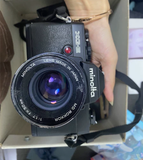 美能达手动胶片机 xge +50镜头 1....