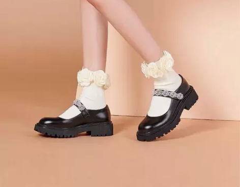 厚底玛丽珍鞋女学院风单鞋少女增高 40码 ...