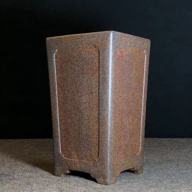 高温四方签筒盆器