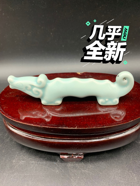 日本进口青瓷笔架 放笔架子 置物 文房用品