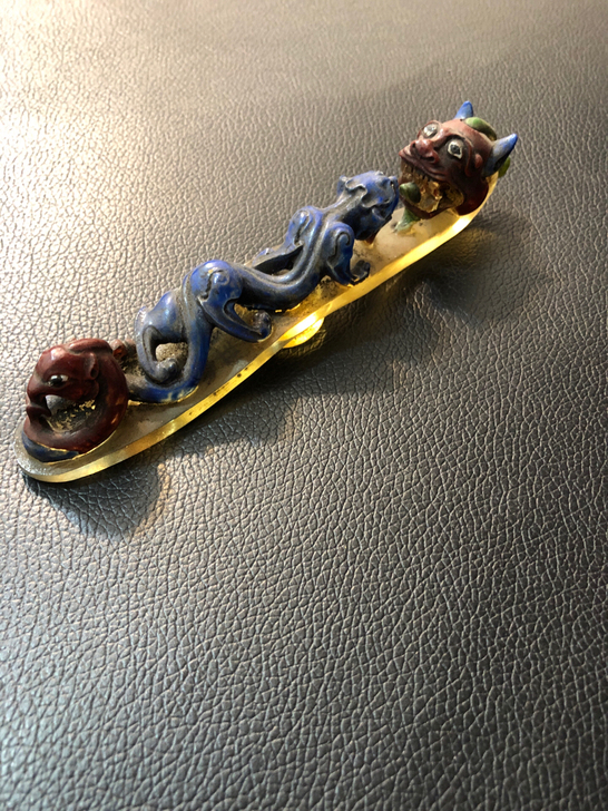 民国带扣 也叫毛笔架 北京琉璃厂出的 做工...