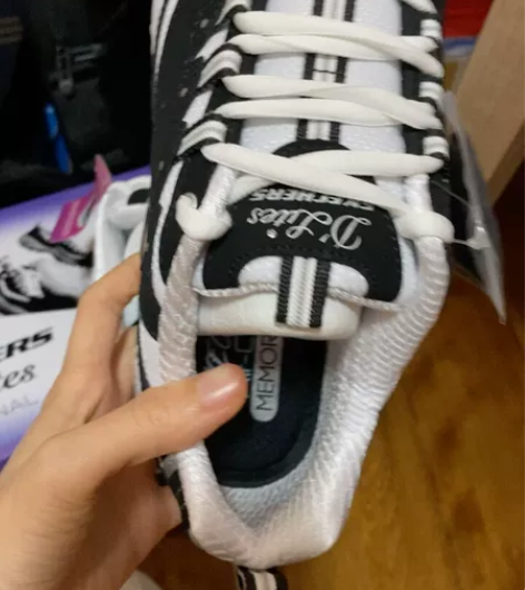 斯凯奇sketchers黑白熊猫鞋37美国...