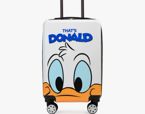 网红鸭行李箱儿童可爱20寸登机男生万向轮女...