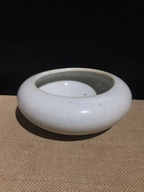 古玩古董！瓷笔洗！民国德化窑白釉笔洗！（口...