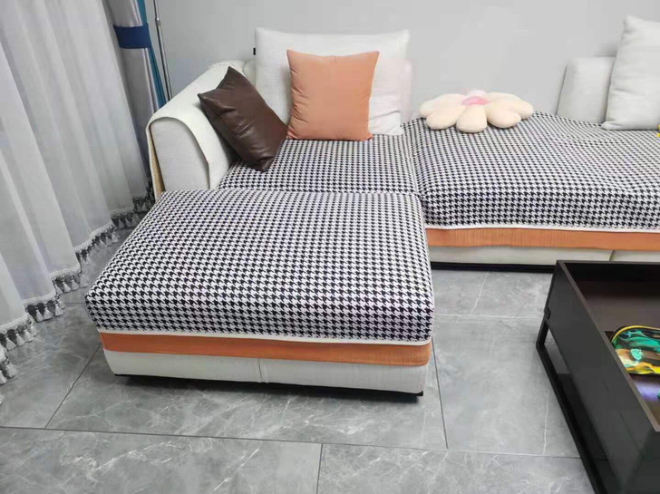 雪尼尔沙发垫子桌布地毯四季通用防滑高档吸水...