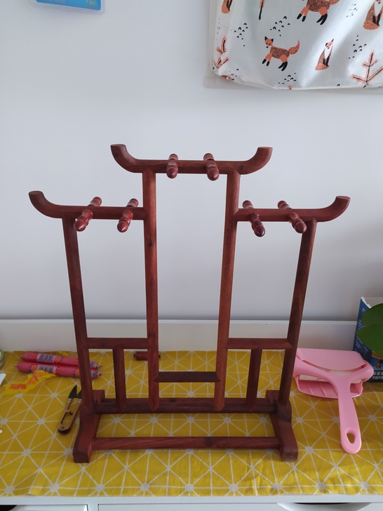 红木的挂笔架，书画大师的靓物，喜欢的私聊