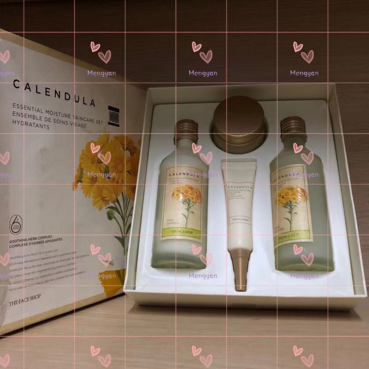 菲诗小铺金盏花清润系列4件套370ml