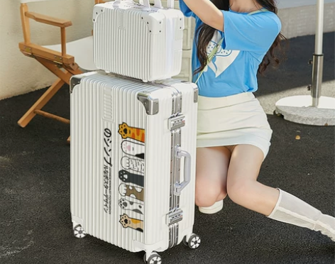 【年货价】行李箱女日系涂鸦20旅行箱男28...