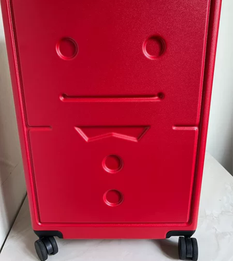 不莱玫行李箱24寸亲子箱红色拉杆箱 官网全...