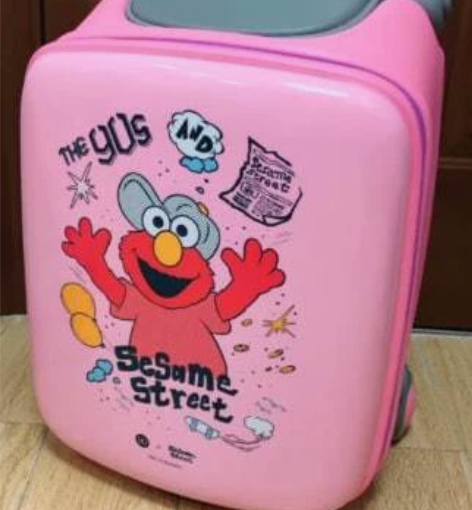 90分x芝麻街##儿童旅行箱##3D立体 ...