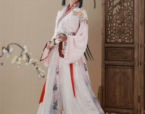 耀春鹿仙原创晋制汉服女正品魏晋中国风交领齐...