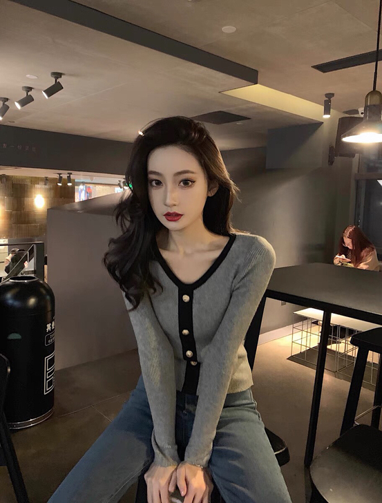 邱肉瑶SIXONE六一2020新款拼接撞色...