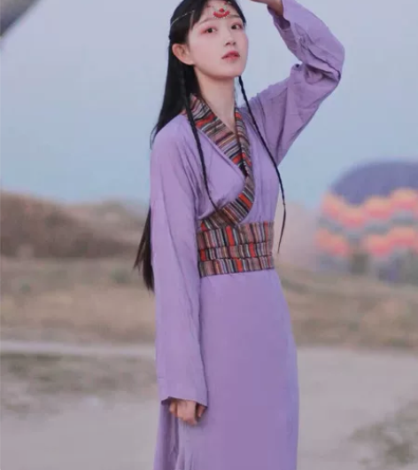 魏晋风改良汉服M码 全新 80包邮出。 原...