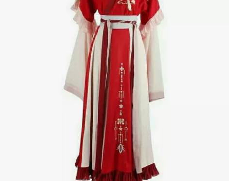 刺绣晋制汉服一套50出，s码 感兴趣的话点...