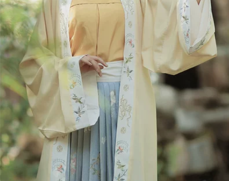 ?兰若庭汉服 宋制 百迭 宋抹 对襟 吊带...