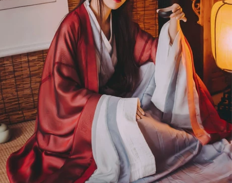 红颜魏晋风日常汉服古装女中国风广袖流仙裙学...