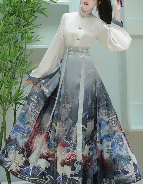 明制汉服女2022新款原创 鹿屿 秋冬季中...