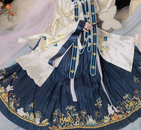 汉服汉氧夜宴汉服女正品原创中国风拜年明制立...
