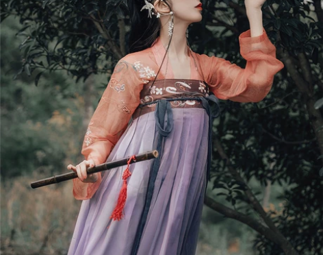 都城南庄齐胸襦裙汉服日常两件套 穿过两次 ...