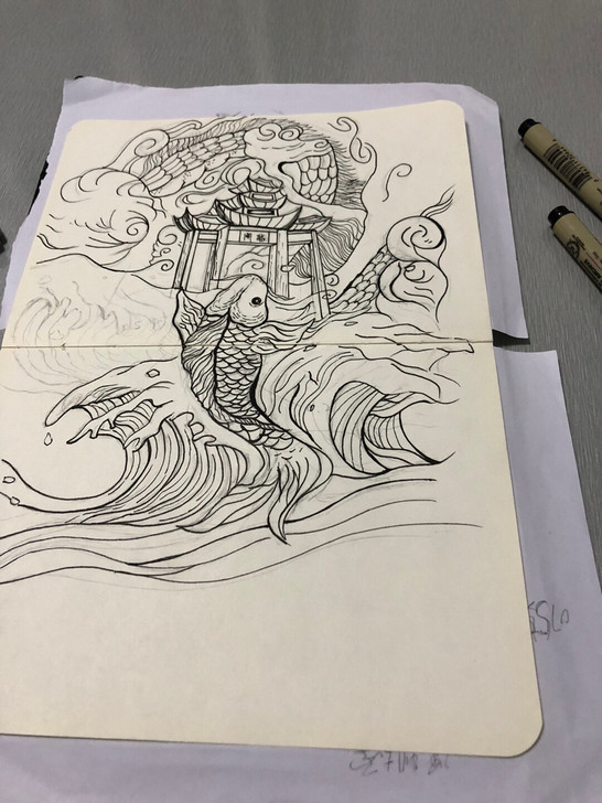 【仅展示 同好交流】针管笔手绘