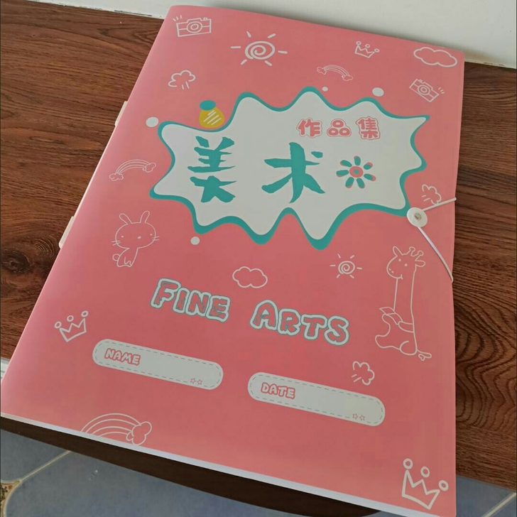 A3画册收纳学生美术作品收纳册8k奖状收集...