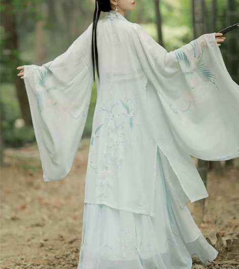 【全新】劲合夫诸原创汉服四件套 中国风广袖...