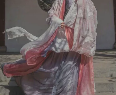 司南阁空灵红颜魏晋风传统汉服大全套白色蝴蝶...