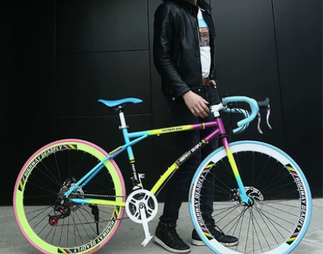 公路自行车赛车变速活飞弯把死飞超快竞速破风...