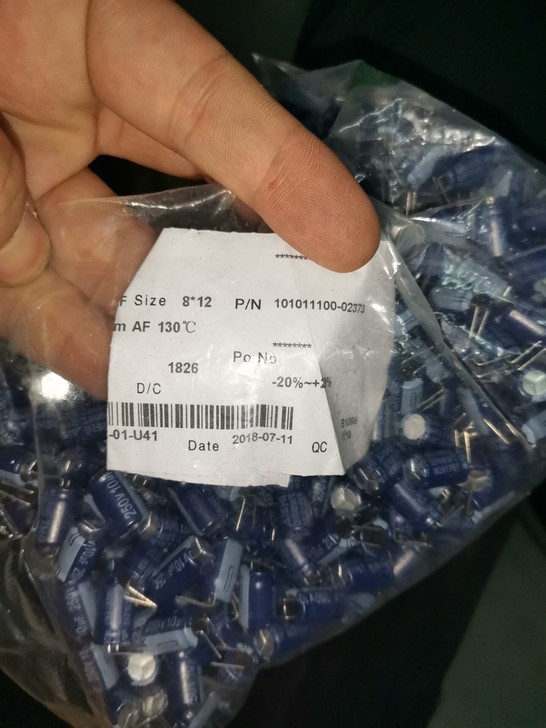 1000个250v10uf 原包艾华 电解...