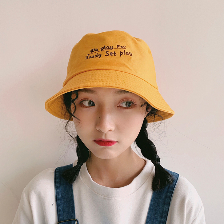 帽子女夏天韩版潮百搭渔夫帽日系夏季薄款网红...