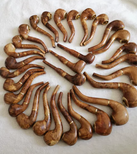 麻梨疙瘩烟斗特价处理一批，批发零售全新实木...