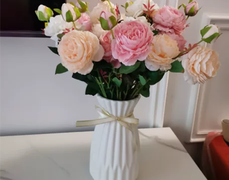 【清仓处理】10支三头牡丹花玫瑰花家居高档...