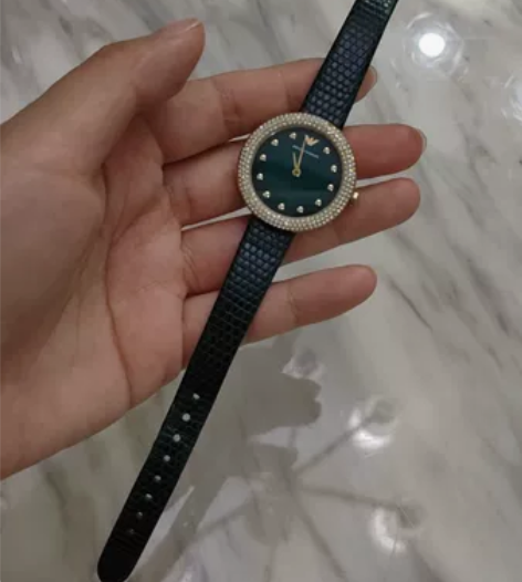 ?【预售】佟丽娅同款阿玛尼星环手表女复古祖...