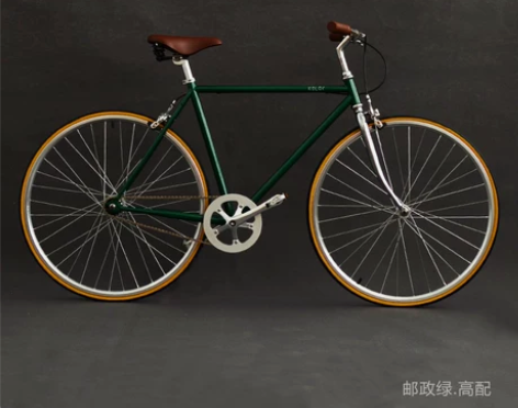 包邮Kolor通勤复古自行车700c单速公...