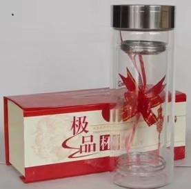 昆明盘龙江东花园双层玻璃杯全新100个左右...
