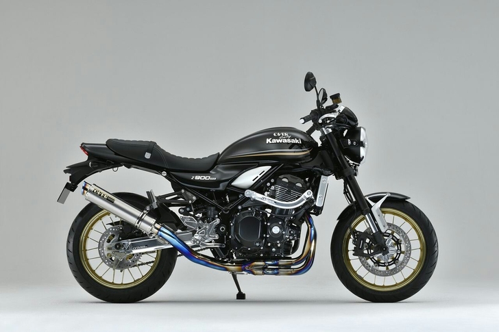 Z900RS排气，全段彩色钛合金超轻材质，...