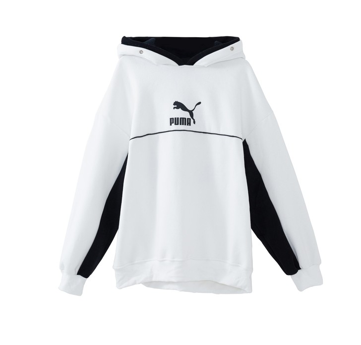 潮牌 Puma彪马 双层帽LOGO印花冬季...