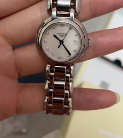 浪琴心月系列石英女表 26.5表径 贝母表...