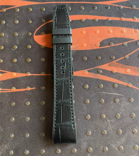 Iwc万国原装 准新 鳄鱼皮 橡胶表带 外...