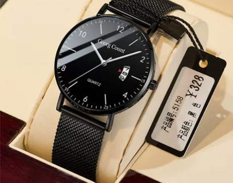 ?手表因为不会换电池，有送一个电池和，鳄鱼...