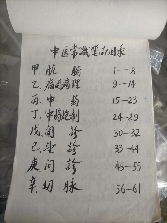 手写记事本，老物件，61页，复印。电子也有...