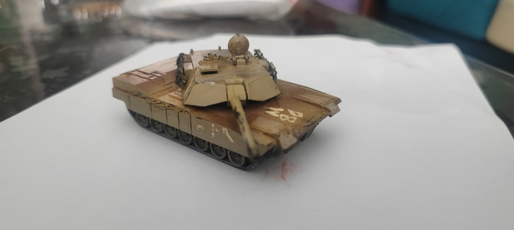 坦克模型做旧重涂