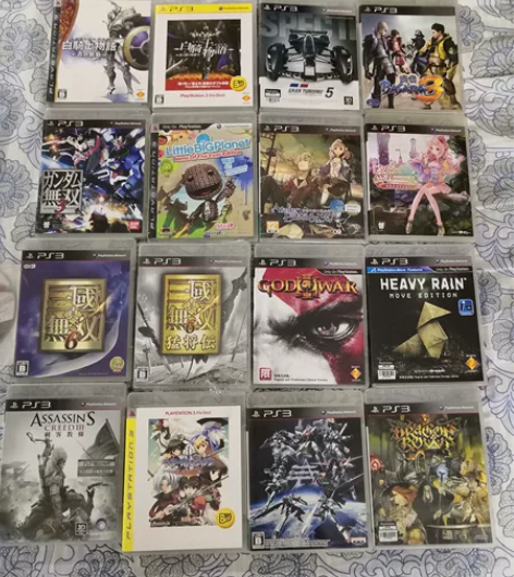 PS3正版游戏，白骑士物语、GT赛车、战国...