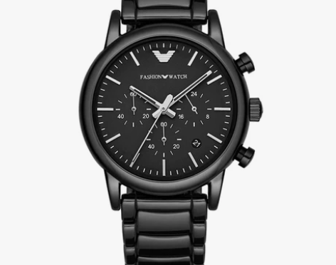 正品阿玛妮黑武士手表男士十大名牌机械表全自...